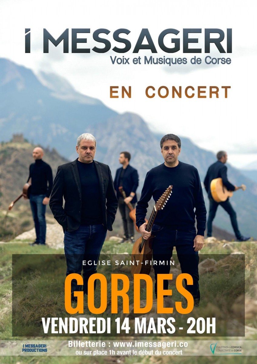 Concert - Voix et musique de Corse - 14/03