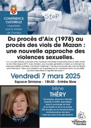 Conférence - Vendredi 7 mars 2025