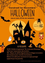 Hallowen - vendredi 1er novembre