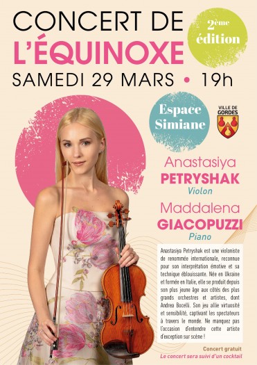 Concert exceptionnel - 29/03 - Espace Simiane