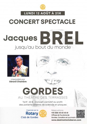 Concert - Hommage à Jacques BREL - 12/08